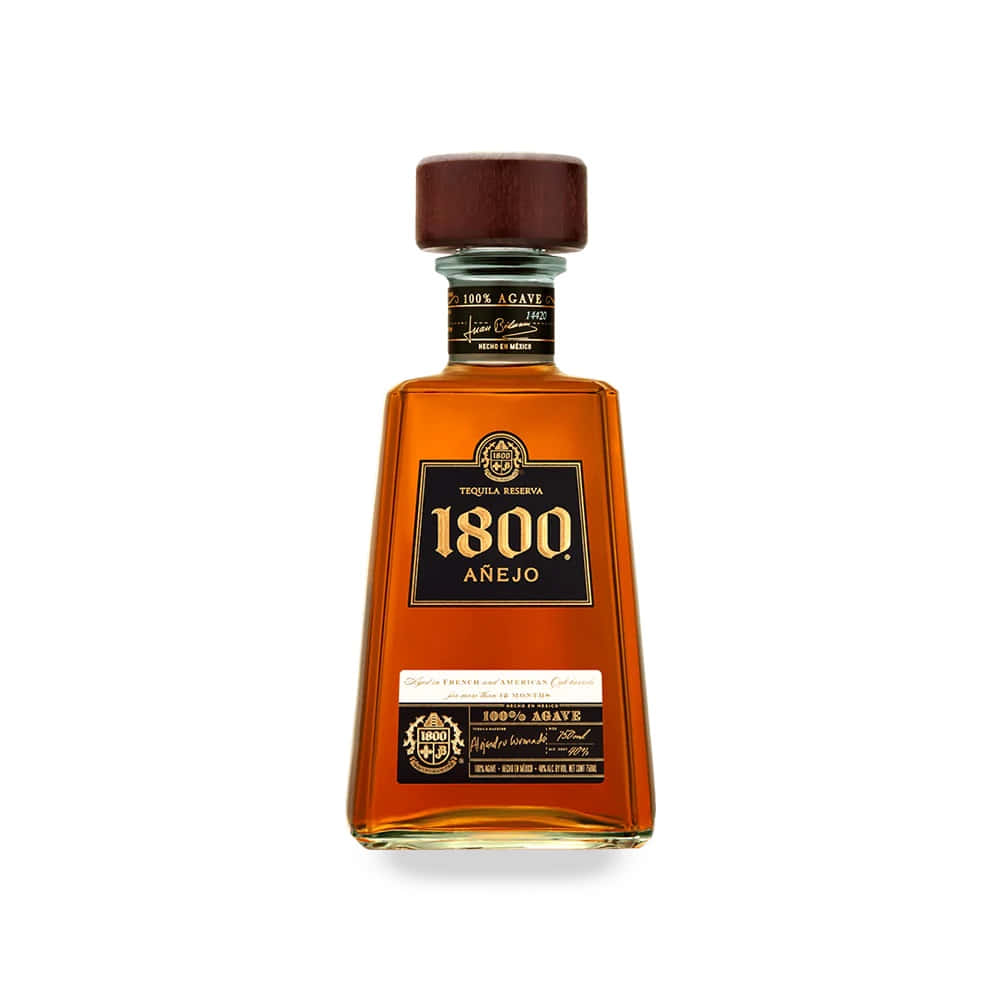 Mexican Brand 1800 Tequila Anejo Reserva Bottle Wallpaper