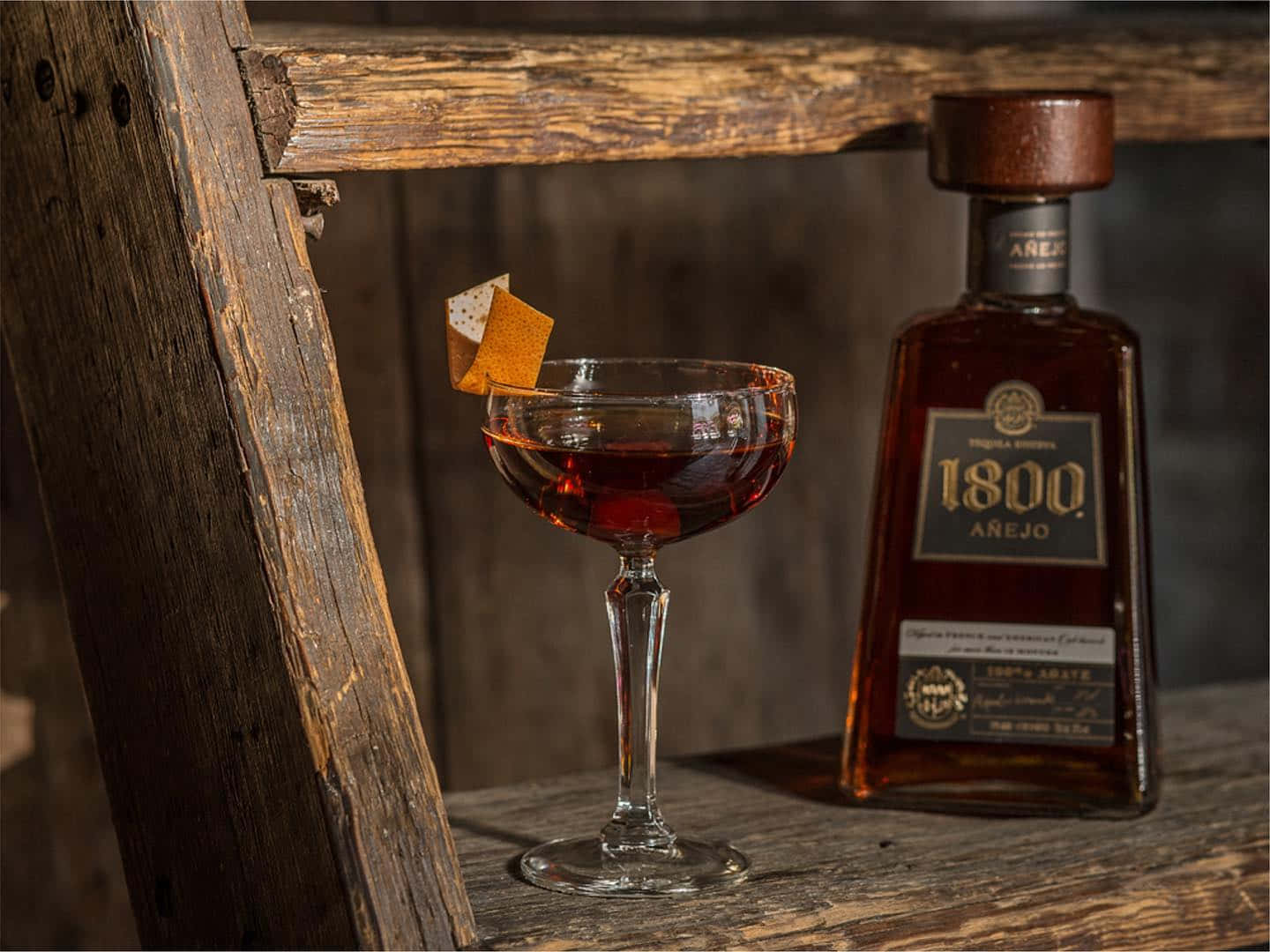 Mexican Brand 1800 Tequila Anejo Reserva Wallpaper