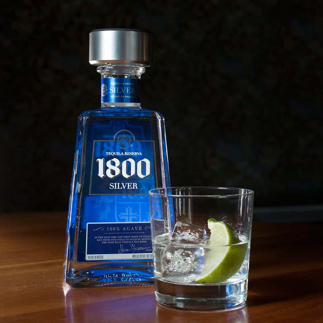 Mexican Brand 1800 Tequila Blanco Gin And Tonic Wallpaper