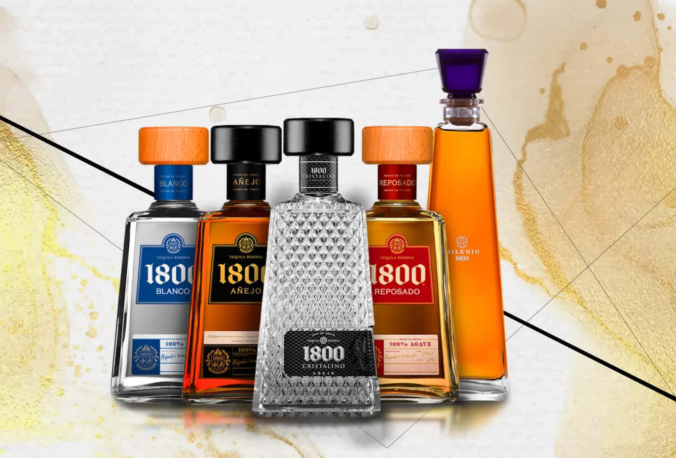 Mexican Brand 1800 Tequila Collection Poster Wallpaper