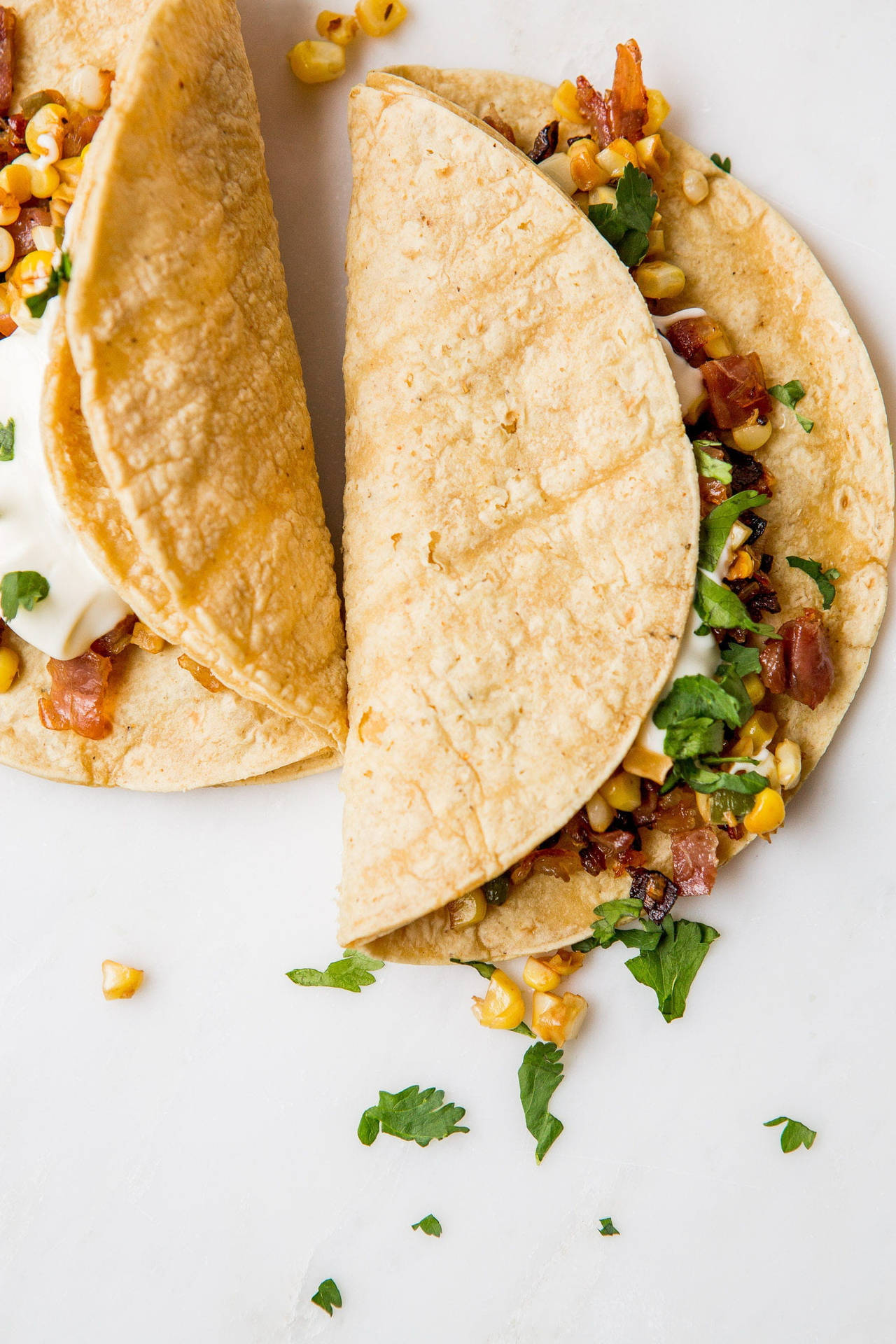 Mexikanske Burrito Grøntsager giver liv til en livlig køkken accent. Wallpaper