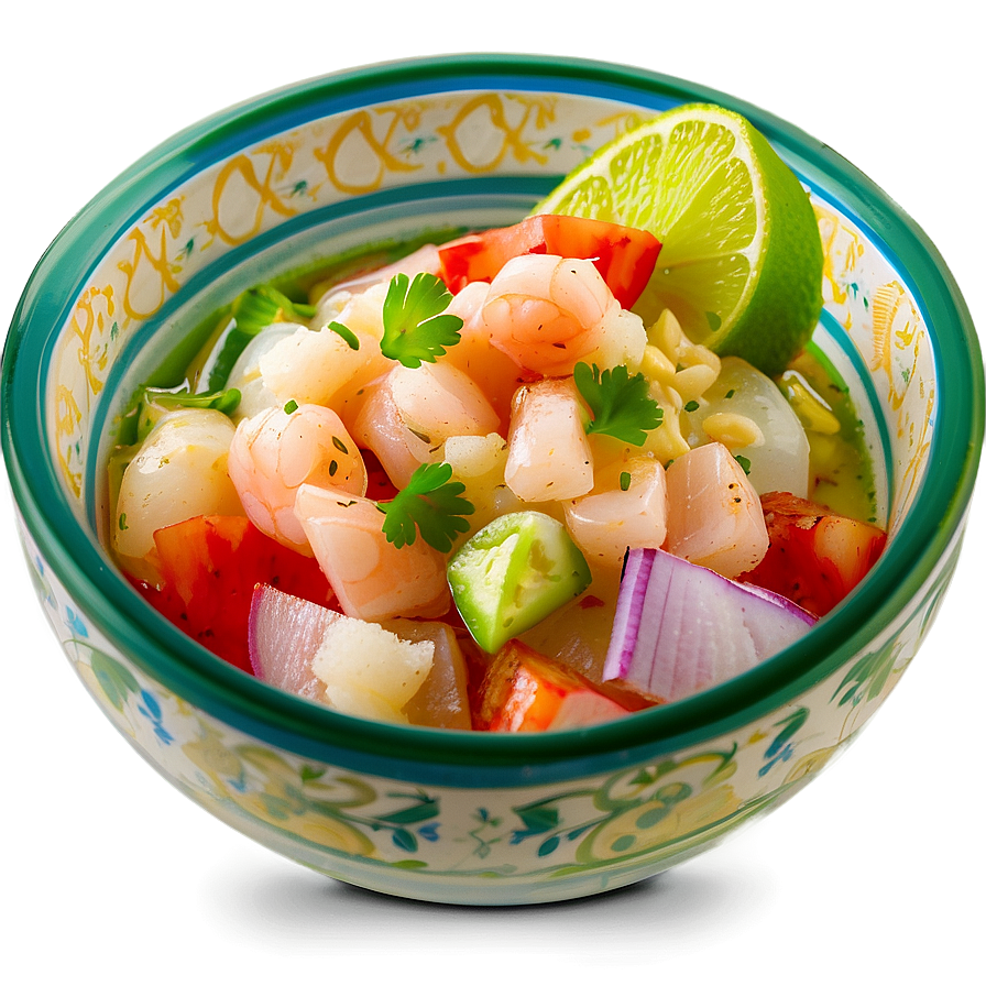 Mexican Ceviche Seafood Png Ebi PNG