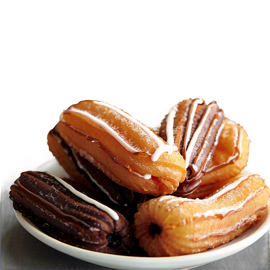 Mexican Churros With Chocolate Png 06122024 PNG