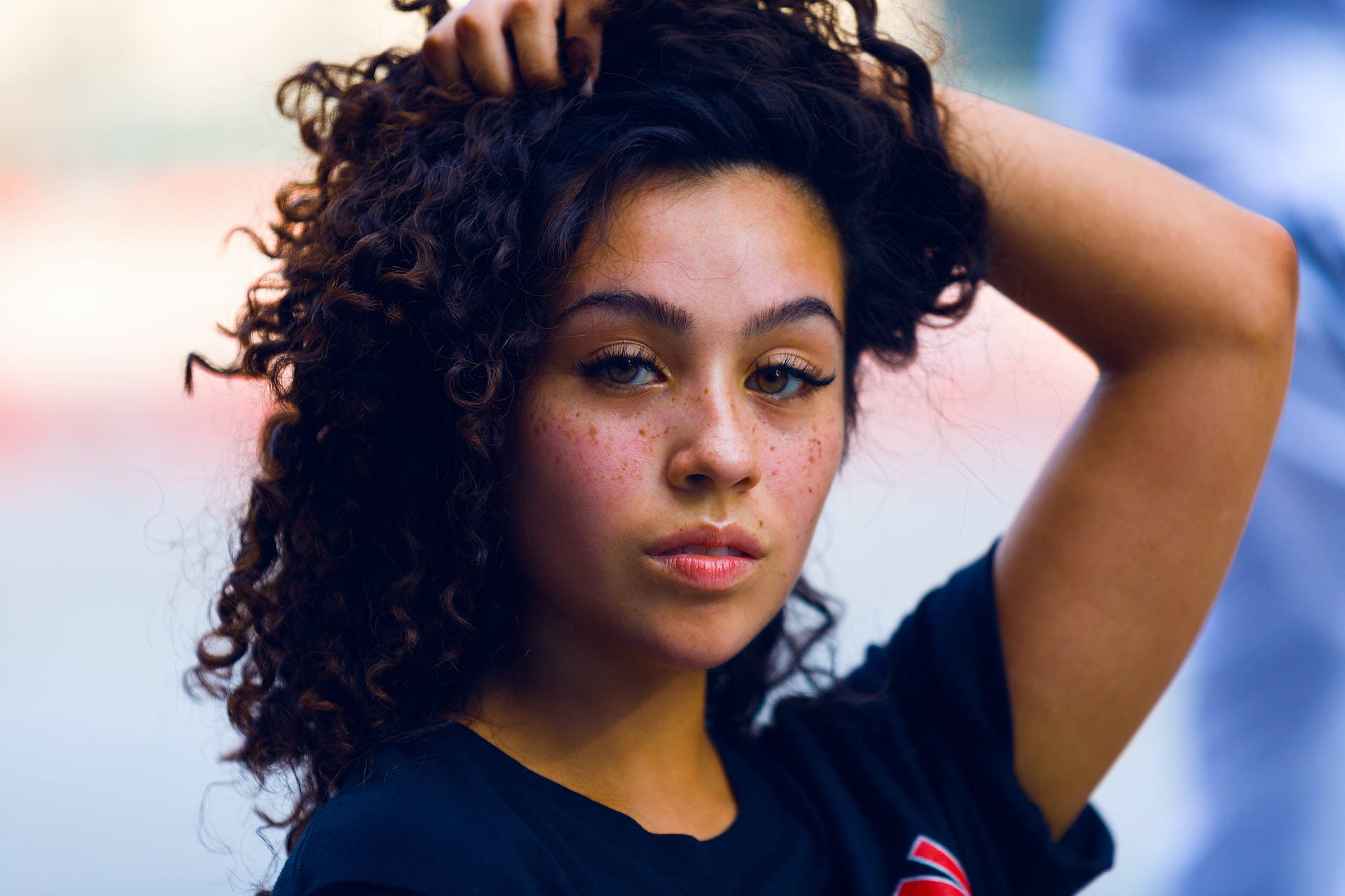 Mexican Girl Freckles Wallpaper