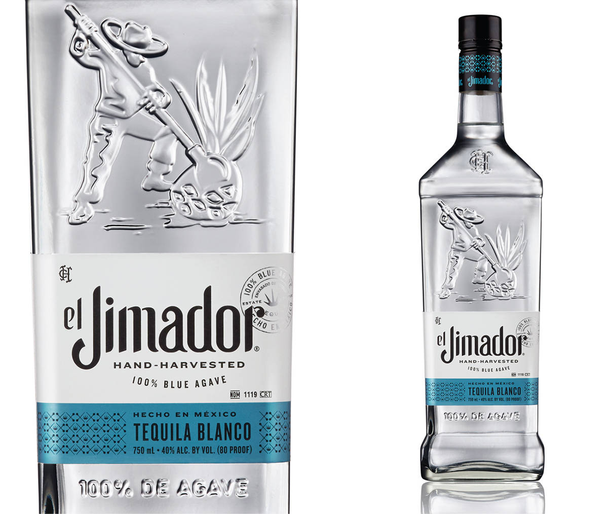 Mexikanischerschnaps El Jimador Tequila Silver Frontalansicht Wallpaper