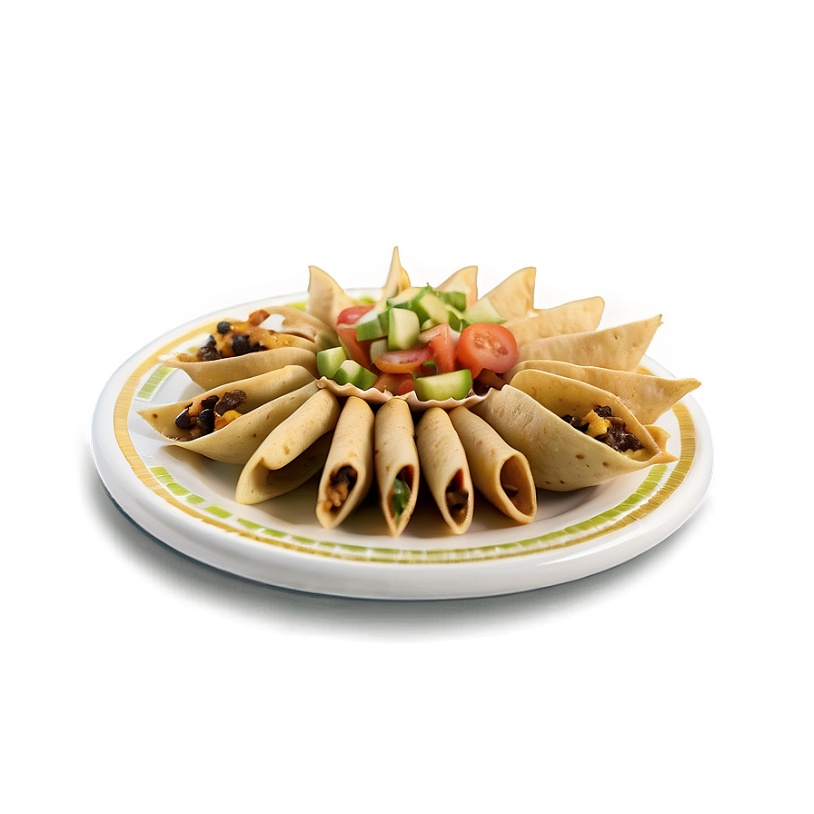 Mexican Party Appetizers Png 06122024 PNG