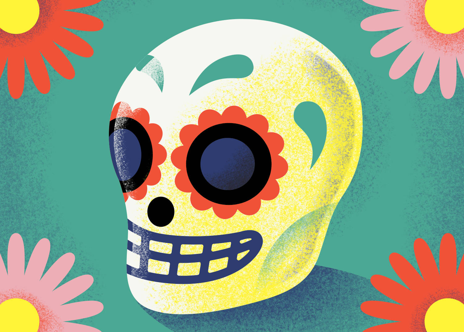 Mexican Pastel Skull