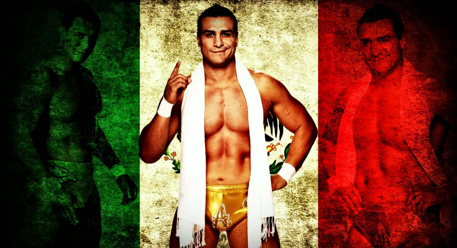 Mexikanischerprofi-wrestler Alberto Del Rio. Wallpaper