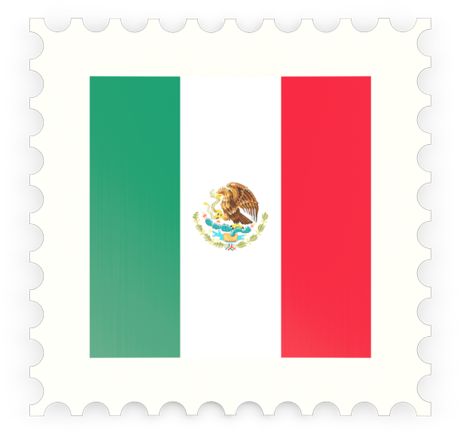 Mexican_ Flag_ Stamp PNG