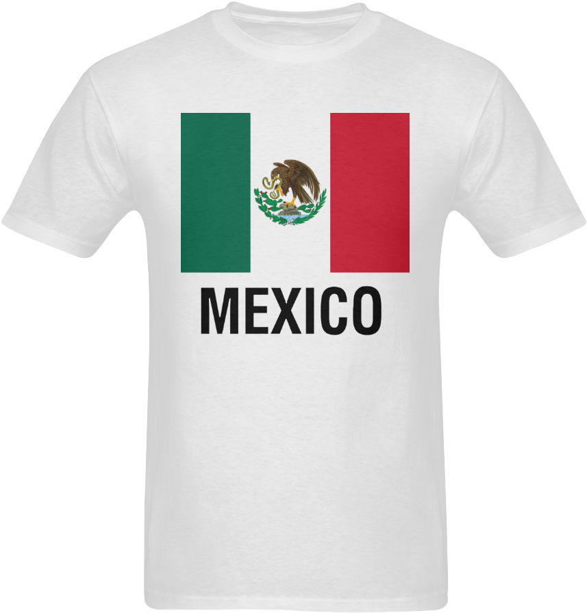 Mexico Flag T Shirt Design PNG