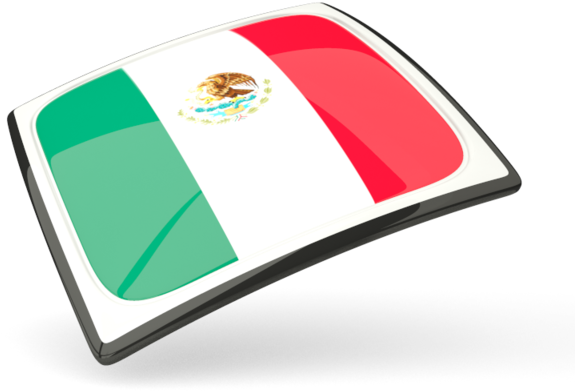 Mexico Flag3 D Rendering PNG