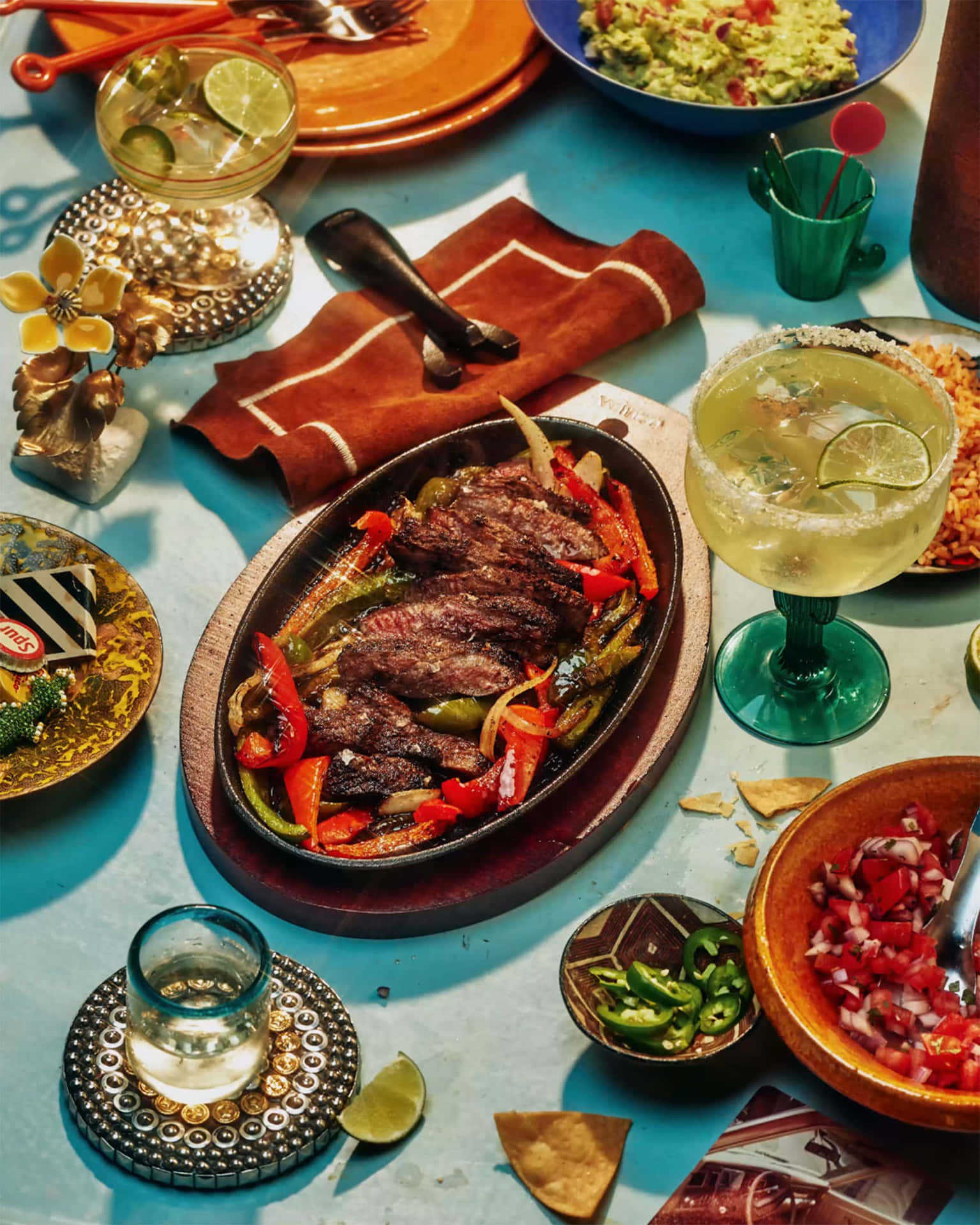 A Colorful Spread of Traditional Mexican Dishes