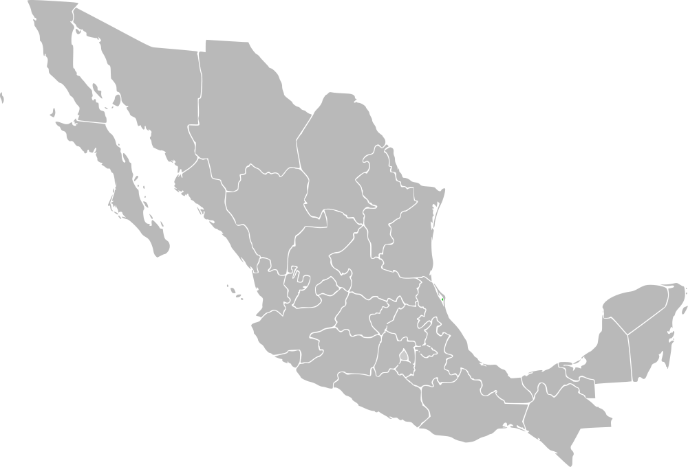 Mexico Outline Map PNG