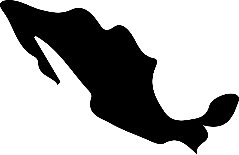 Mexico Outline Silhouette PNG
