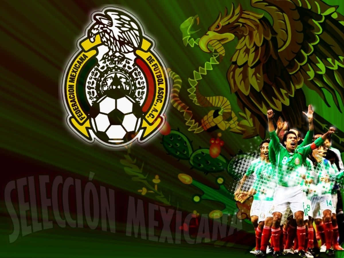 Chicharitofesteggia Mentre Il Messico Si Qualifica Per Il Campionato Del Mondo Sfondo