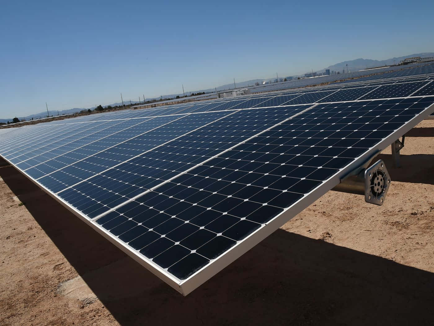 MGM Resorts Mega Solar Panel 2021 In Nevada Wallpaper