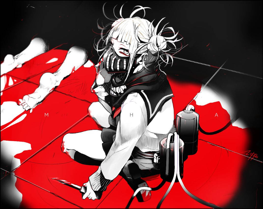 "Step Into the Dark Side with Himiko Toga from My Hero Academia" Wallpaper