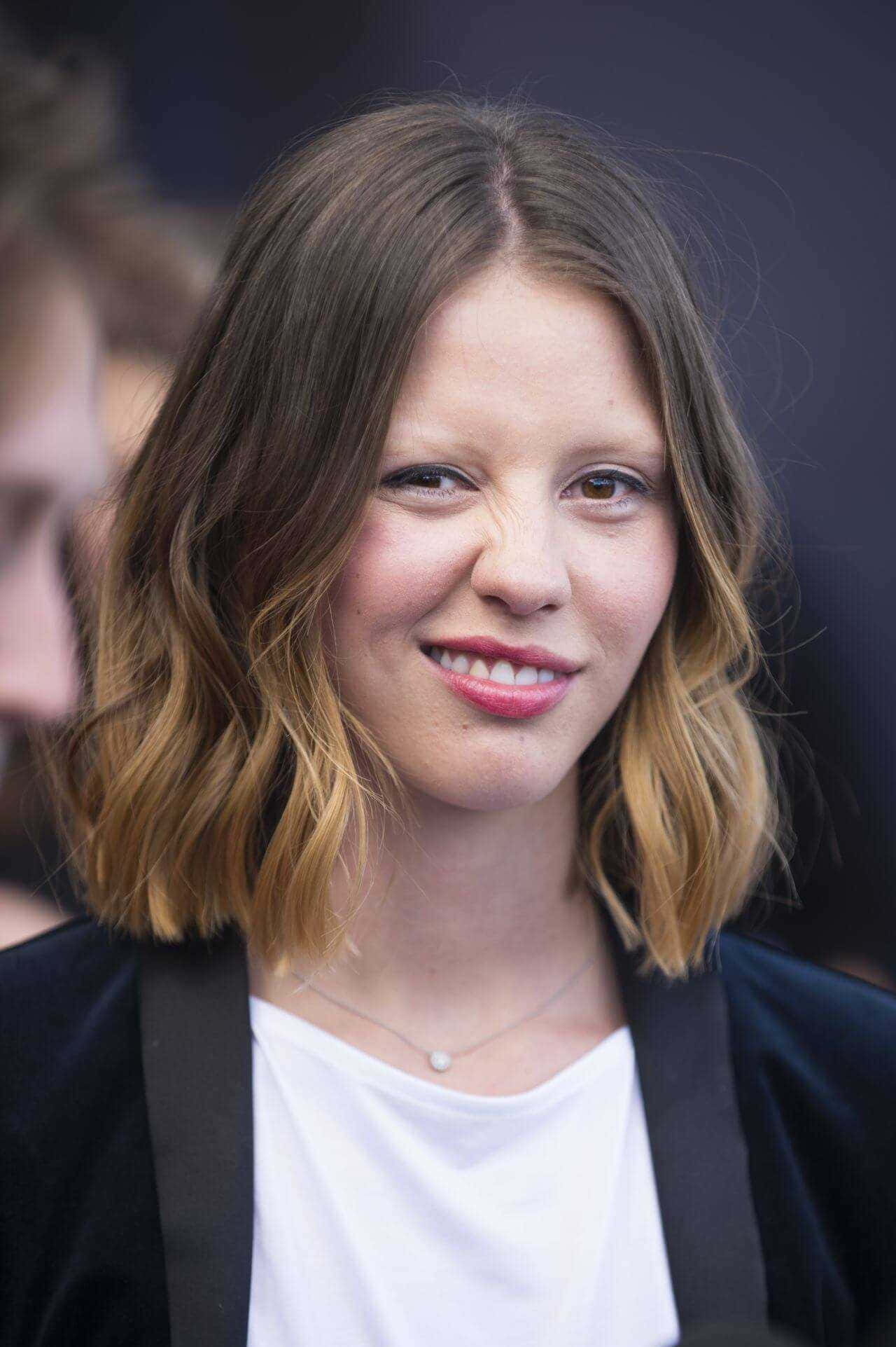 Mia Goth - A Face Of Refined Beauty Wallpaper