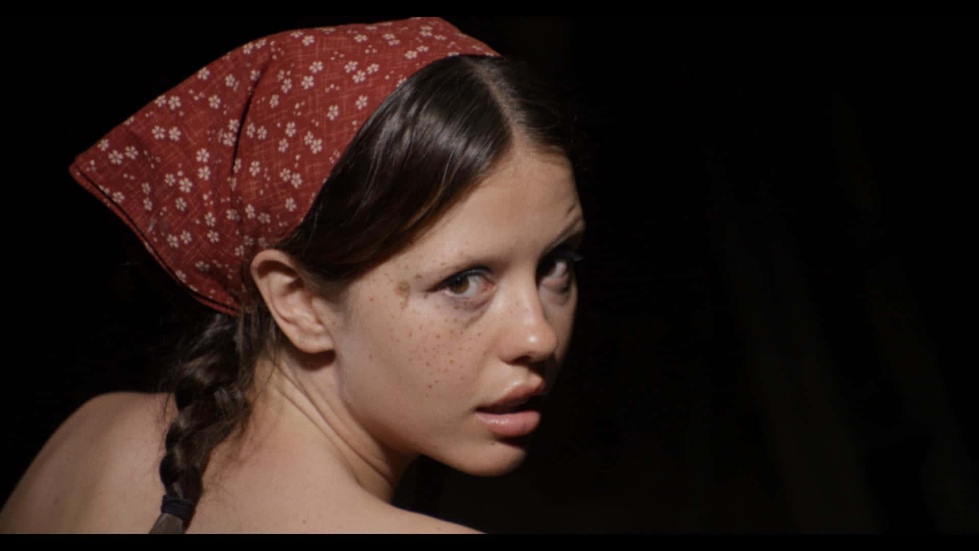 Mia Goth Intense Gaze Wallpaper