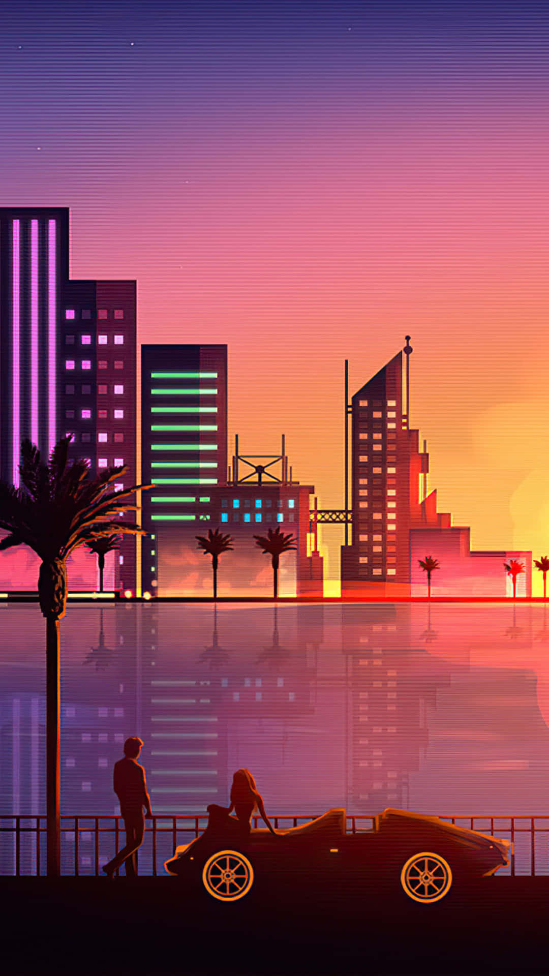 Genießensie Die Spektakulären Ansichten Von Miami Als Hintergrundbild Ihres Computers Oder Mobiltelefons. Wallpaper