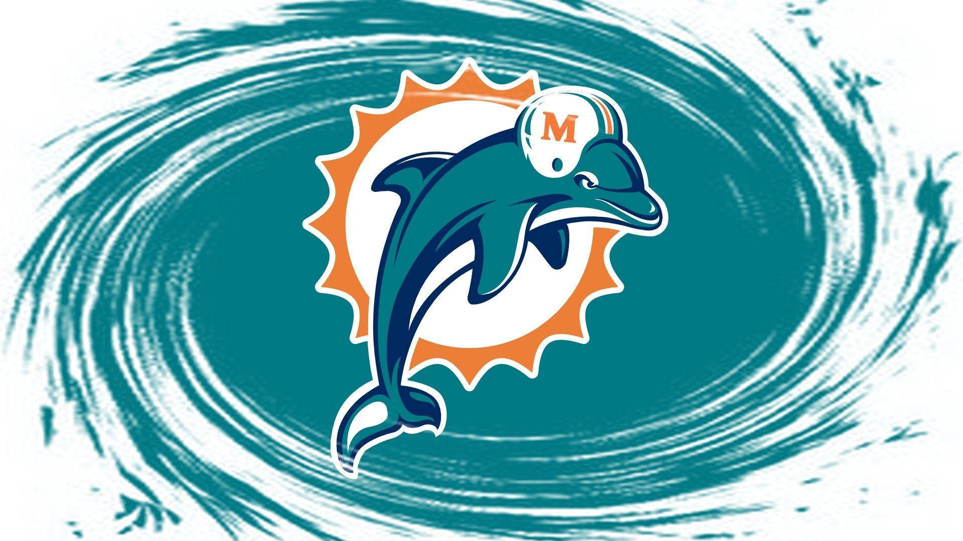 Miami Dolphins Digital Illustration Wallpaper