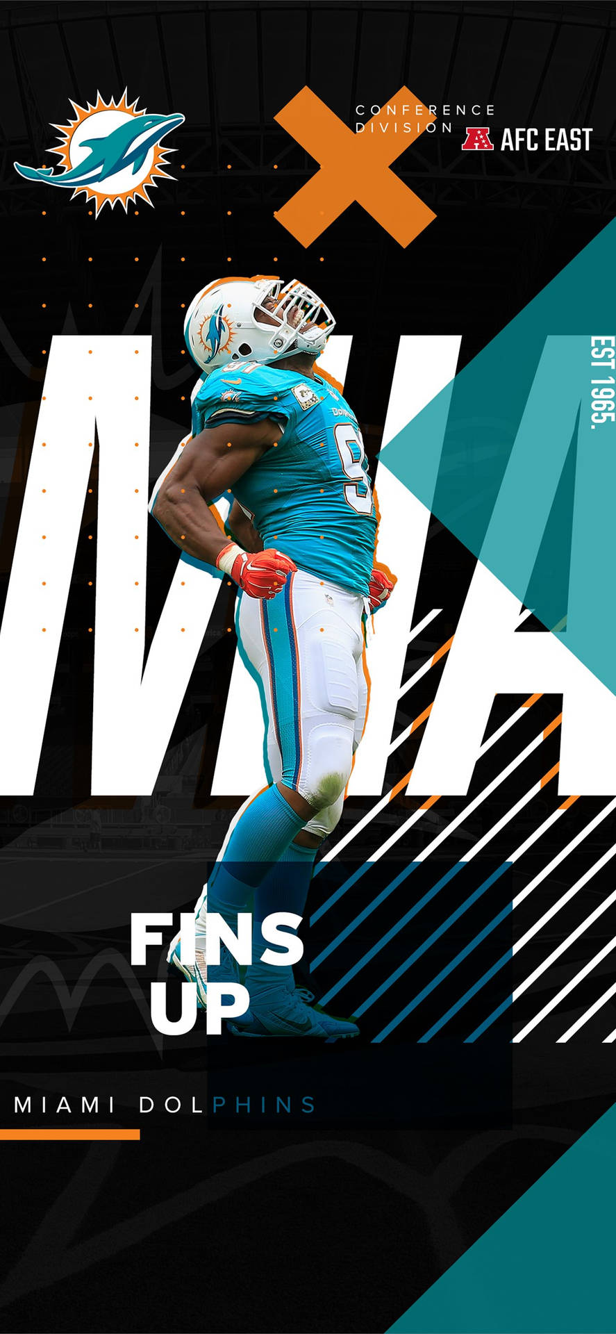 Check out this amazing Miami Dolphins iPhone background! Wallpaper