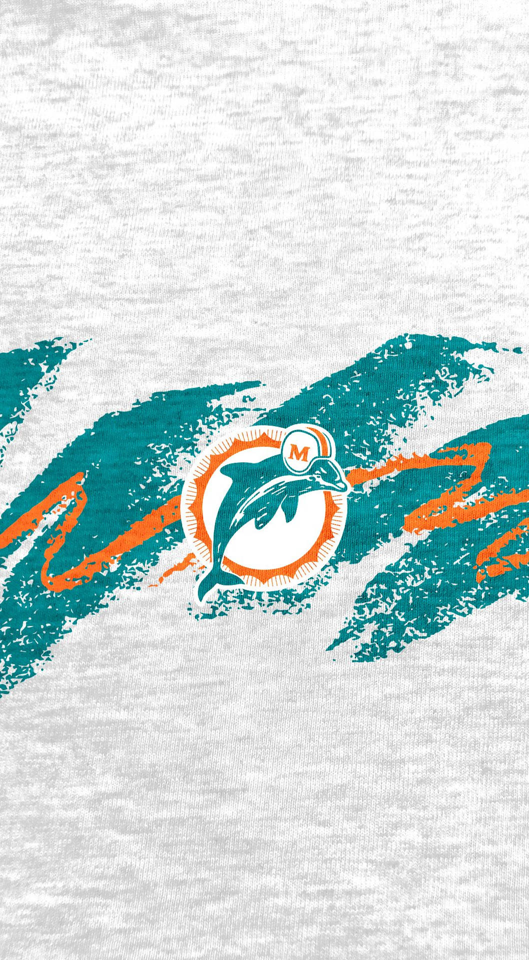 Visaditt Stöd För Miami Dolphins Med Denna Iphone-bakgrundsbild. Wallpaper