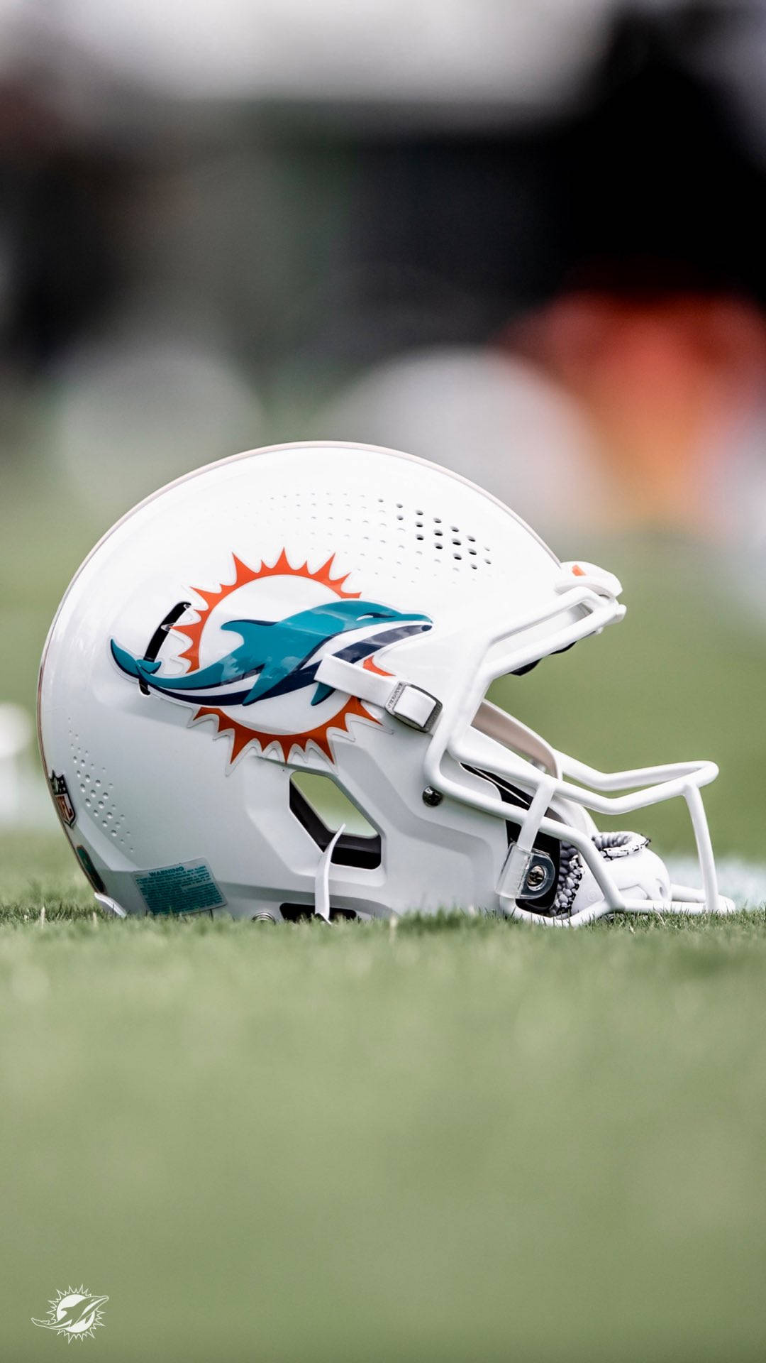 Uniphone De Los Miami Dolphins Alineado Para Los Fanáticos En Honor A Su Temporada Ganadora. Fondo de pantalla