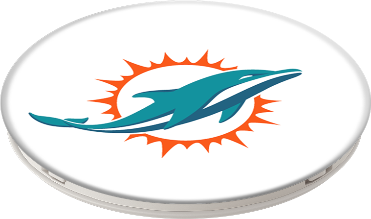 Download Miami Dolphins Logoon White Background | Wallpapers.com