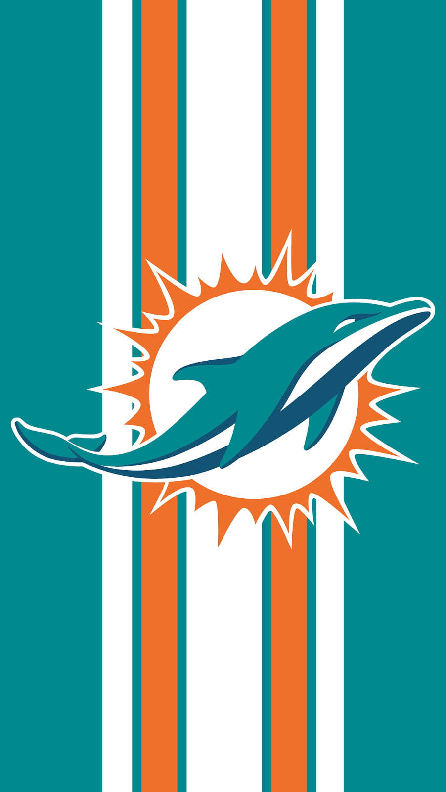 Miamidolphins Nfl Iphone Tapeter (wallpaper) Wallpaper