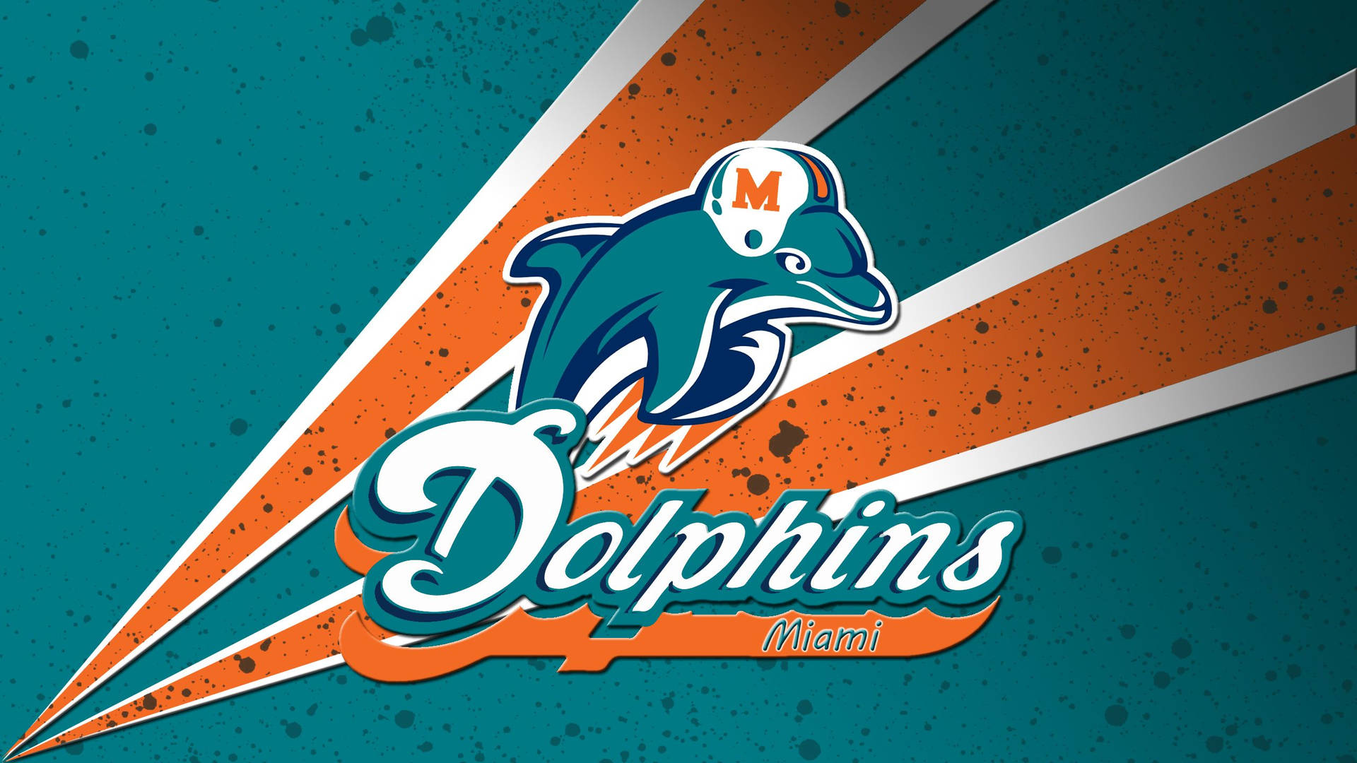 Miami Dolphins Vector Art Wallpaper