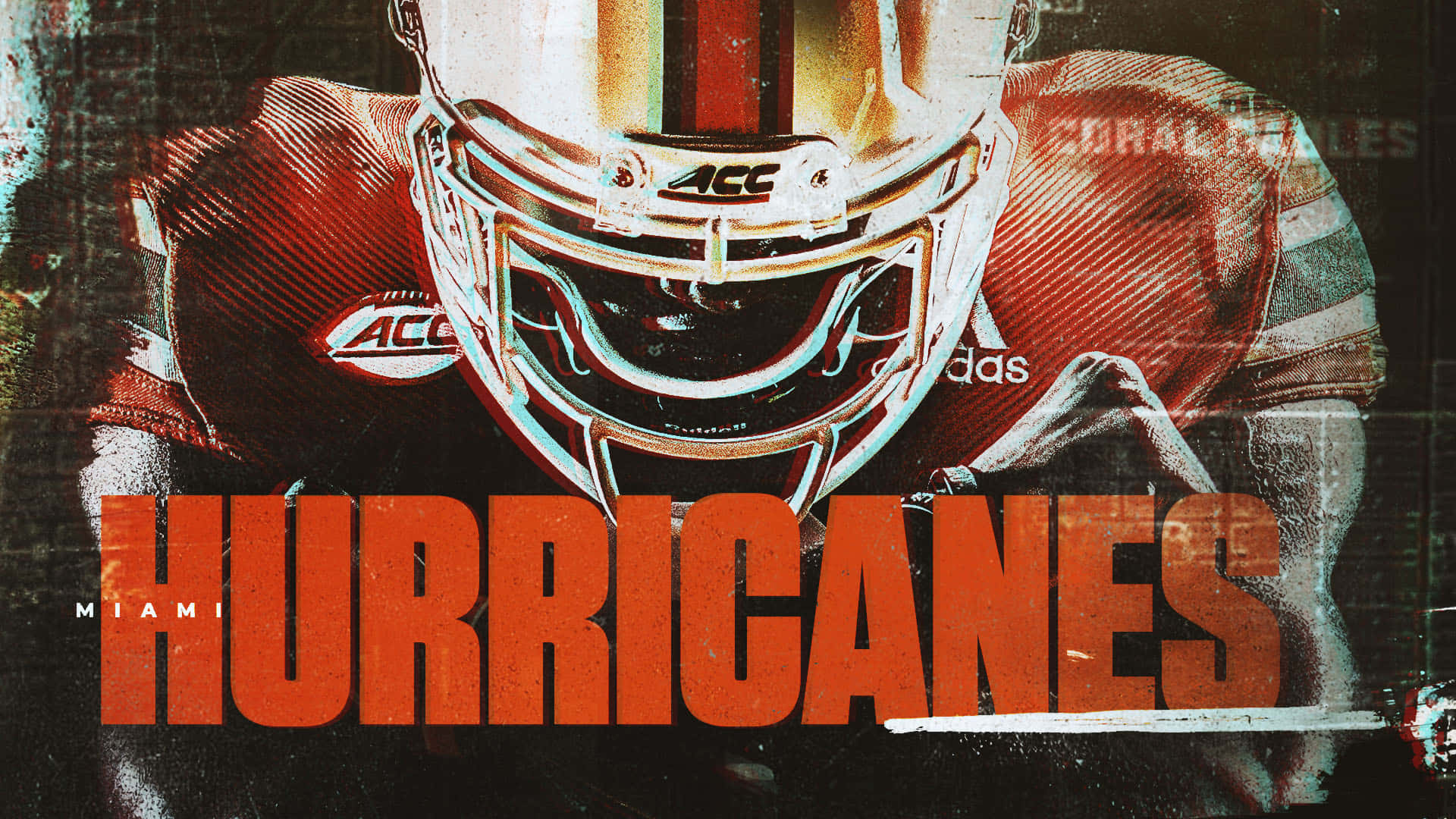The Miami Hurricanes Take The Field Wallpaper