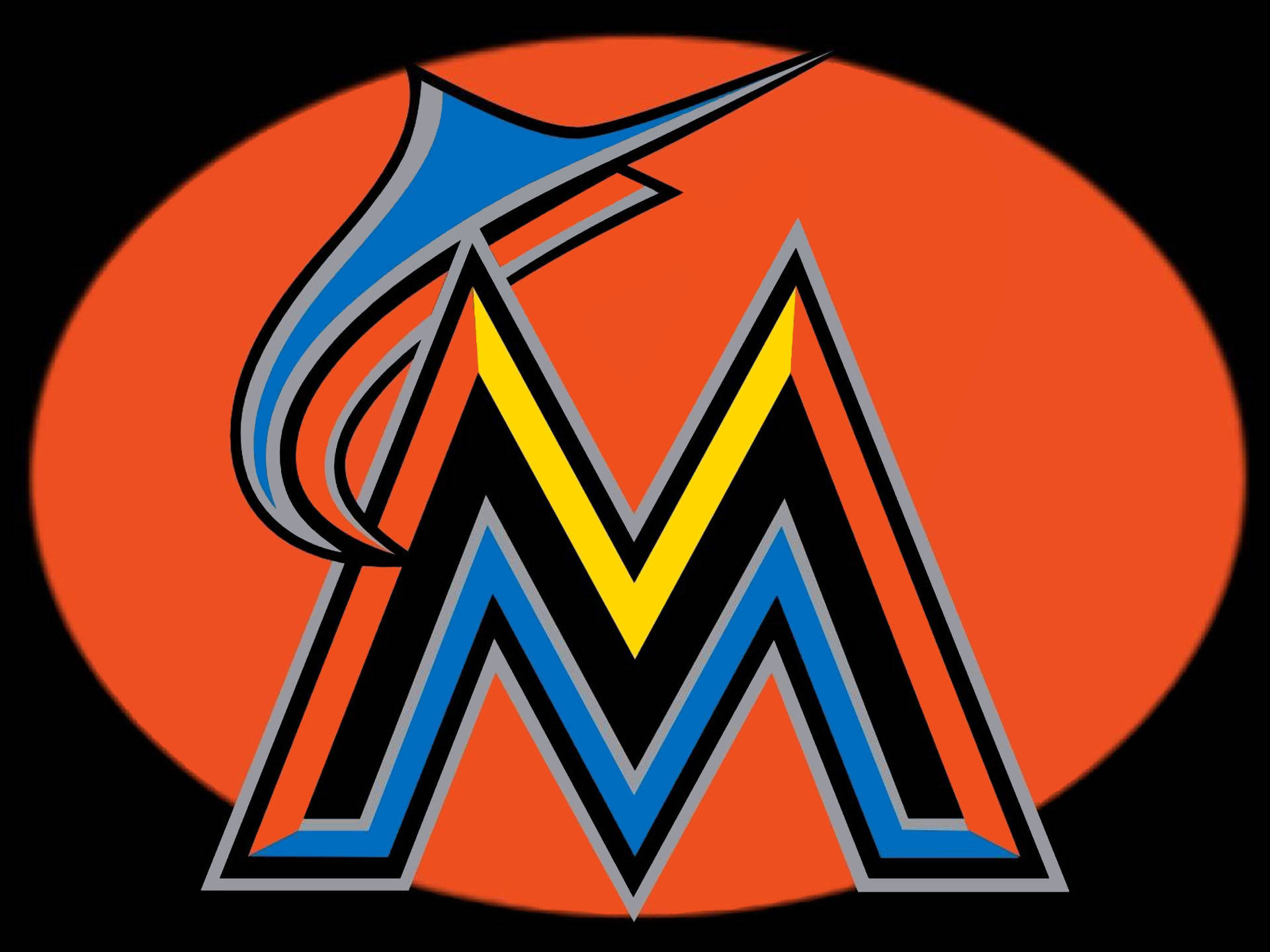 Miami Marlins 2012 Symbol Wallpaper