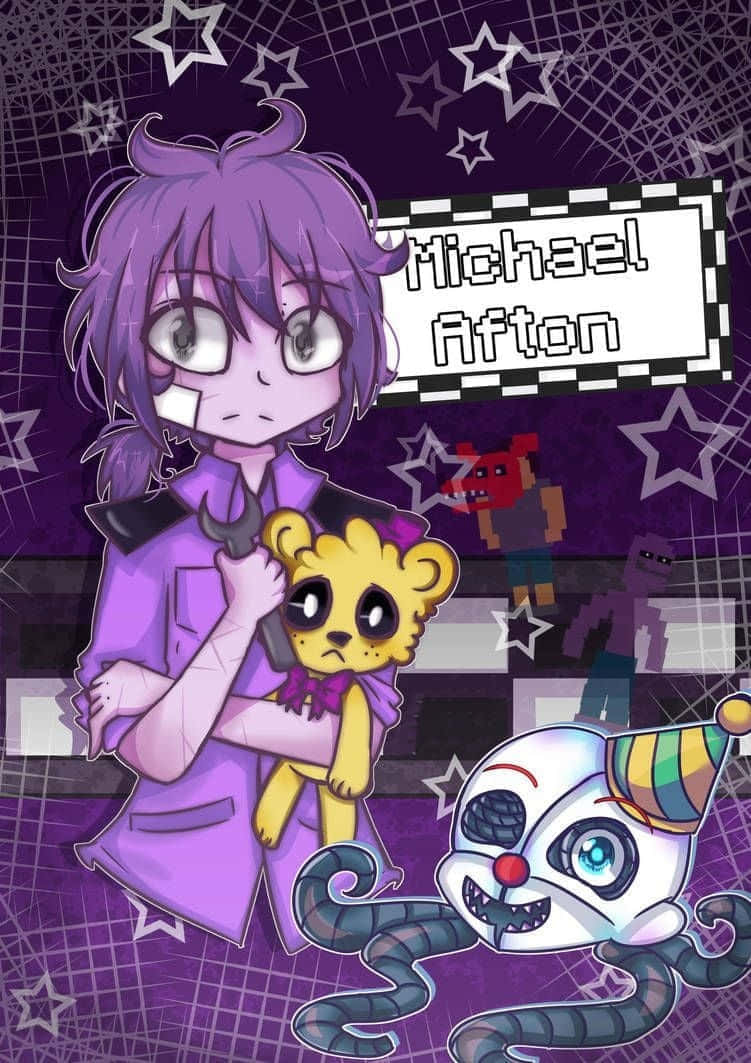 Michael Afton F N A F Fan Art Achtergrond