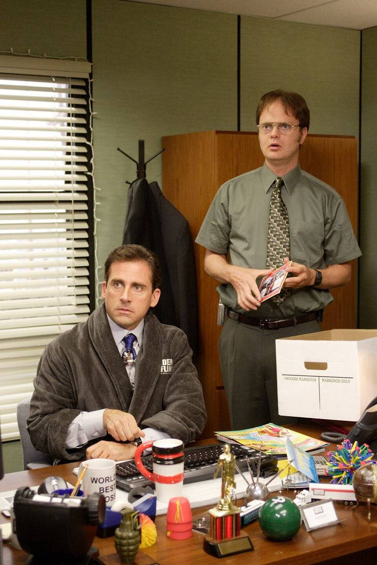 Michael And Dwight The Office iPhone Wallpaper