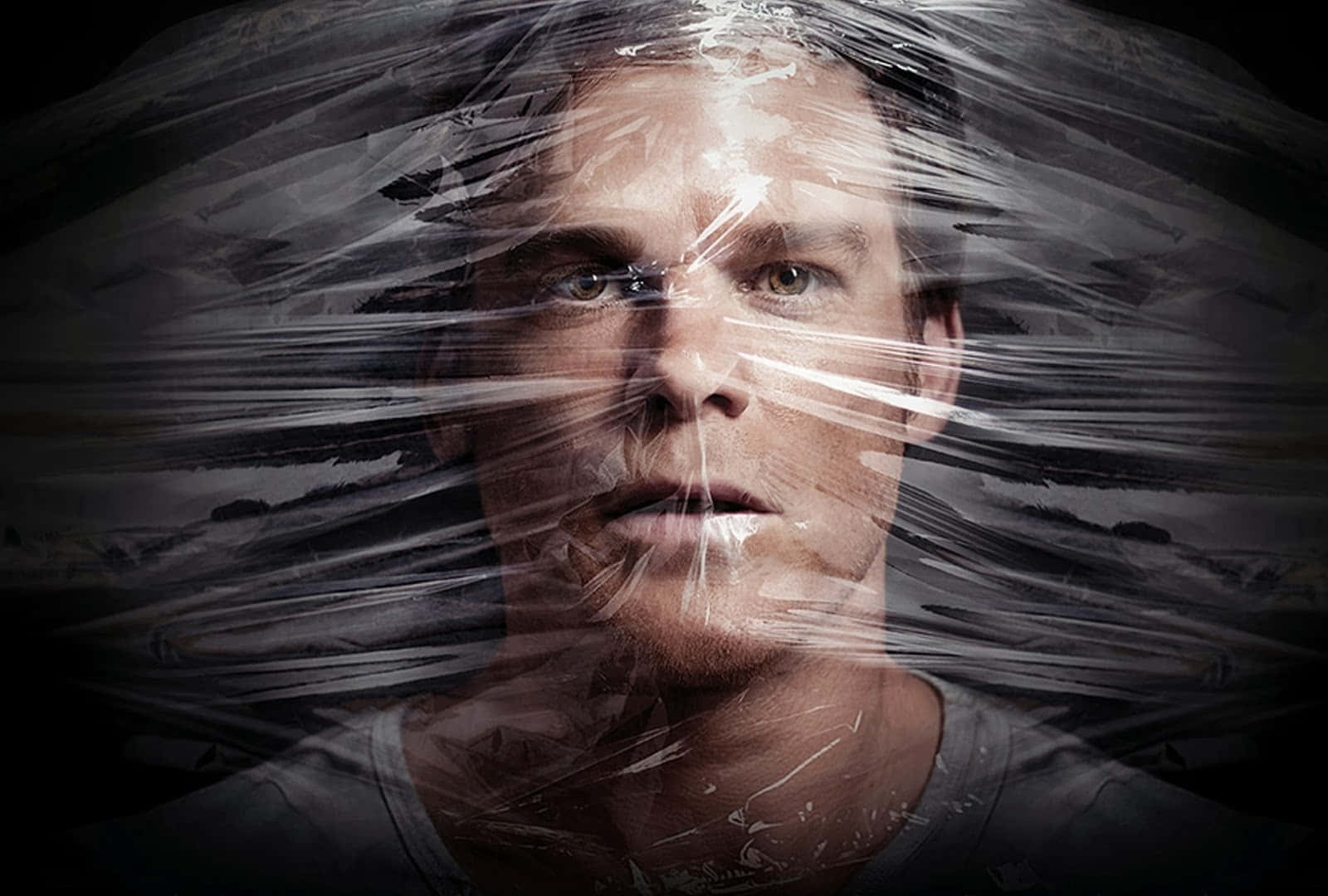 Michael C. Hall looking intense in character Wallpaper