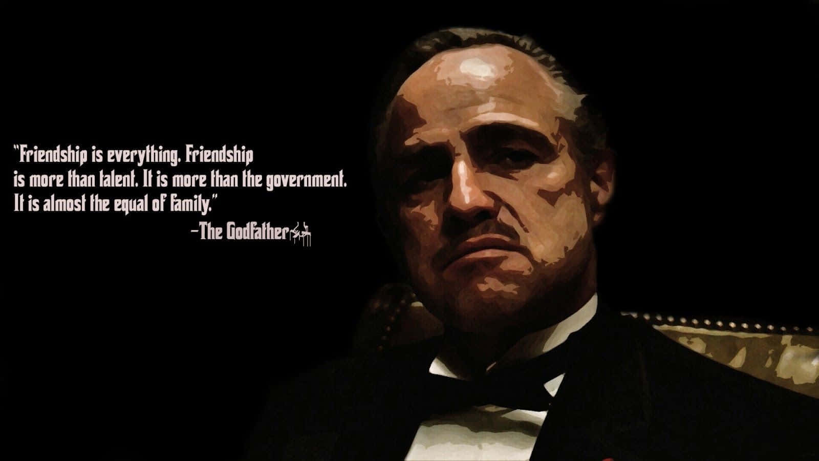 Michael Corleone, Mafia Bossen. Wallpaper
