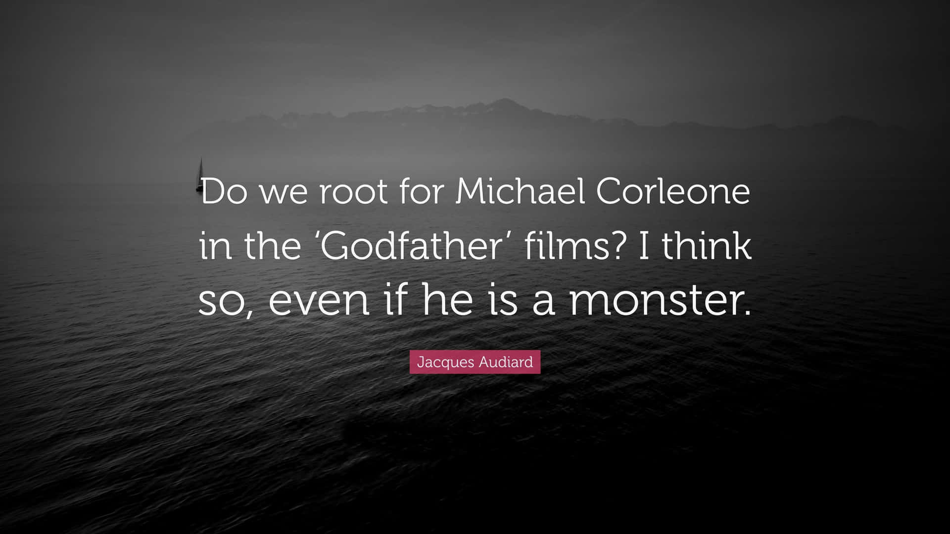 Michael Corleone, Godfather of the Italian Mob Wallpaper