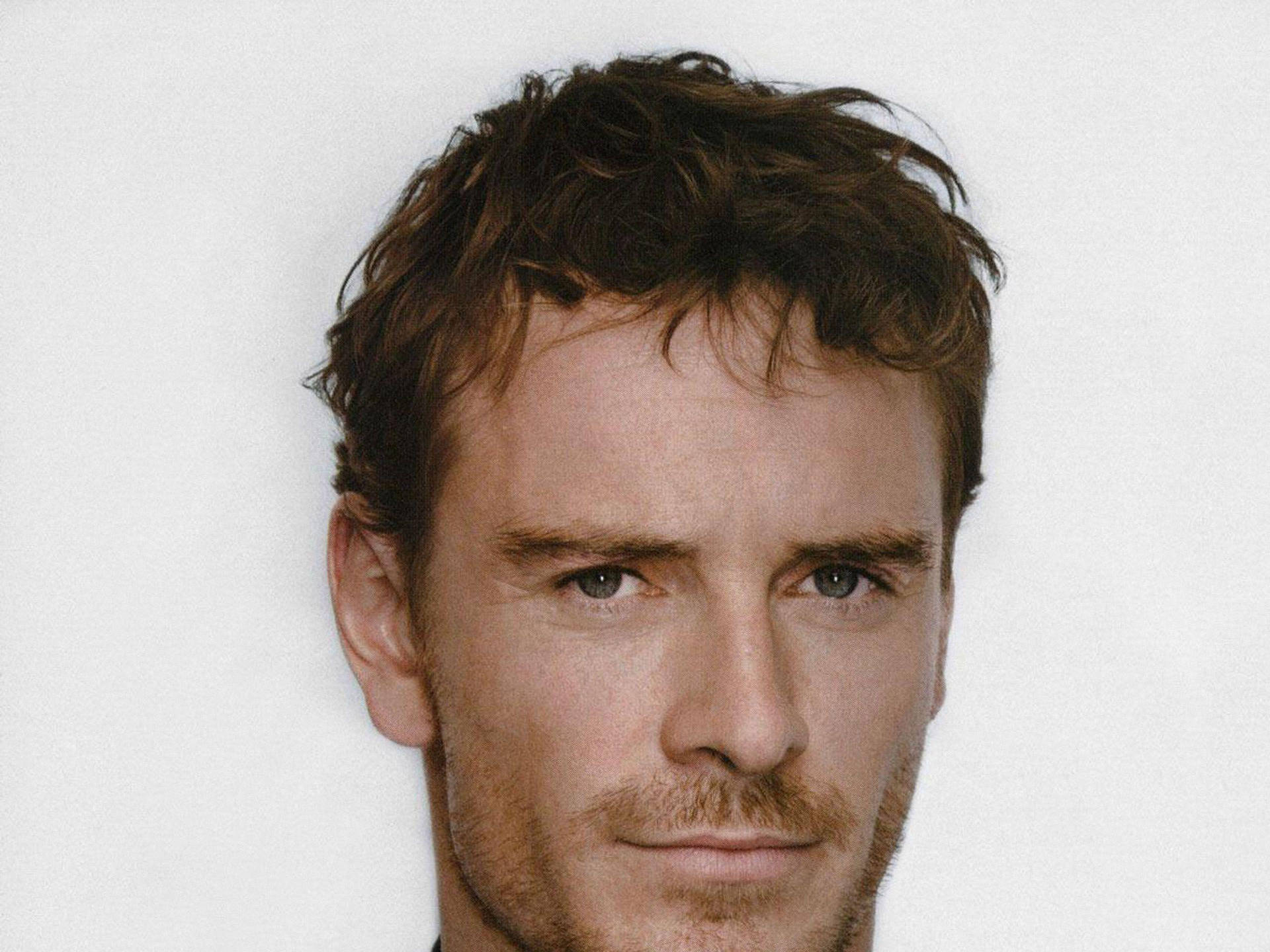 Michael Fassbender With Messy Hair