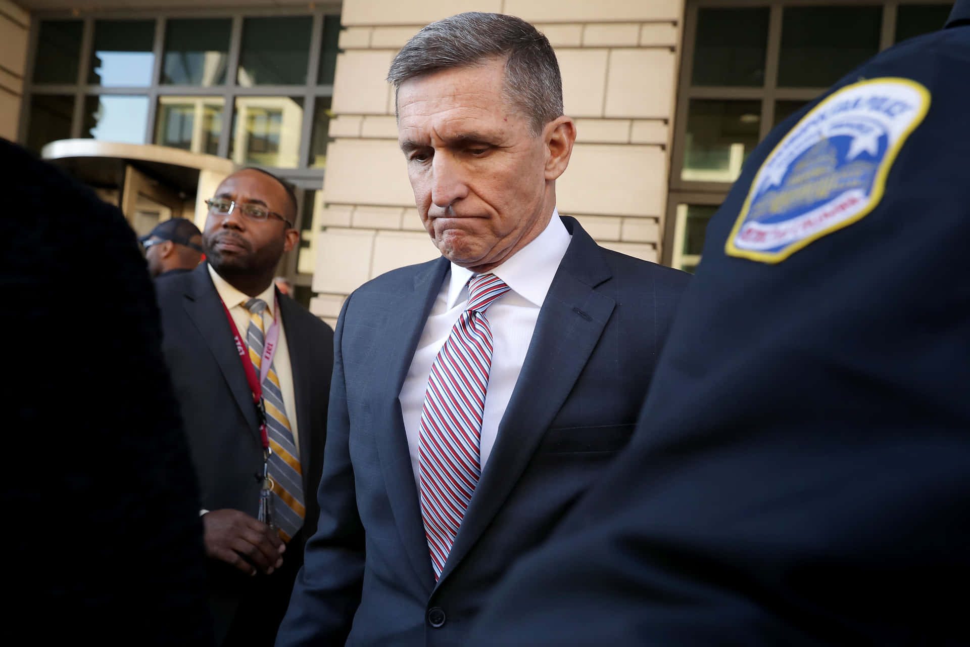 Michael Flynn Exiting Courtroom Wallpaper