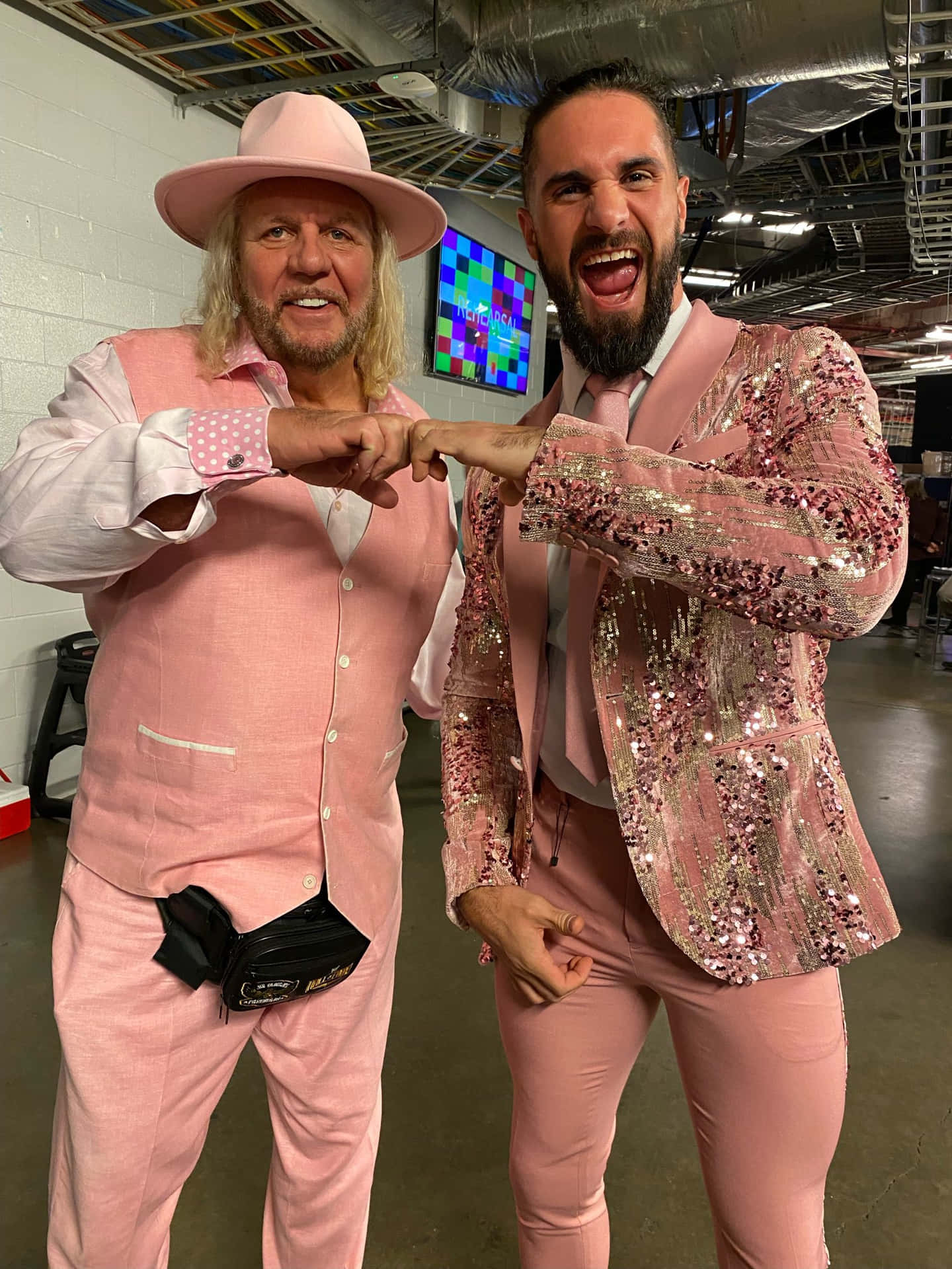 Michael Hayes In Pink Suit Wallpaper