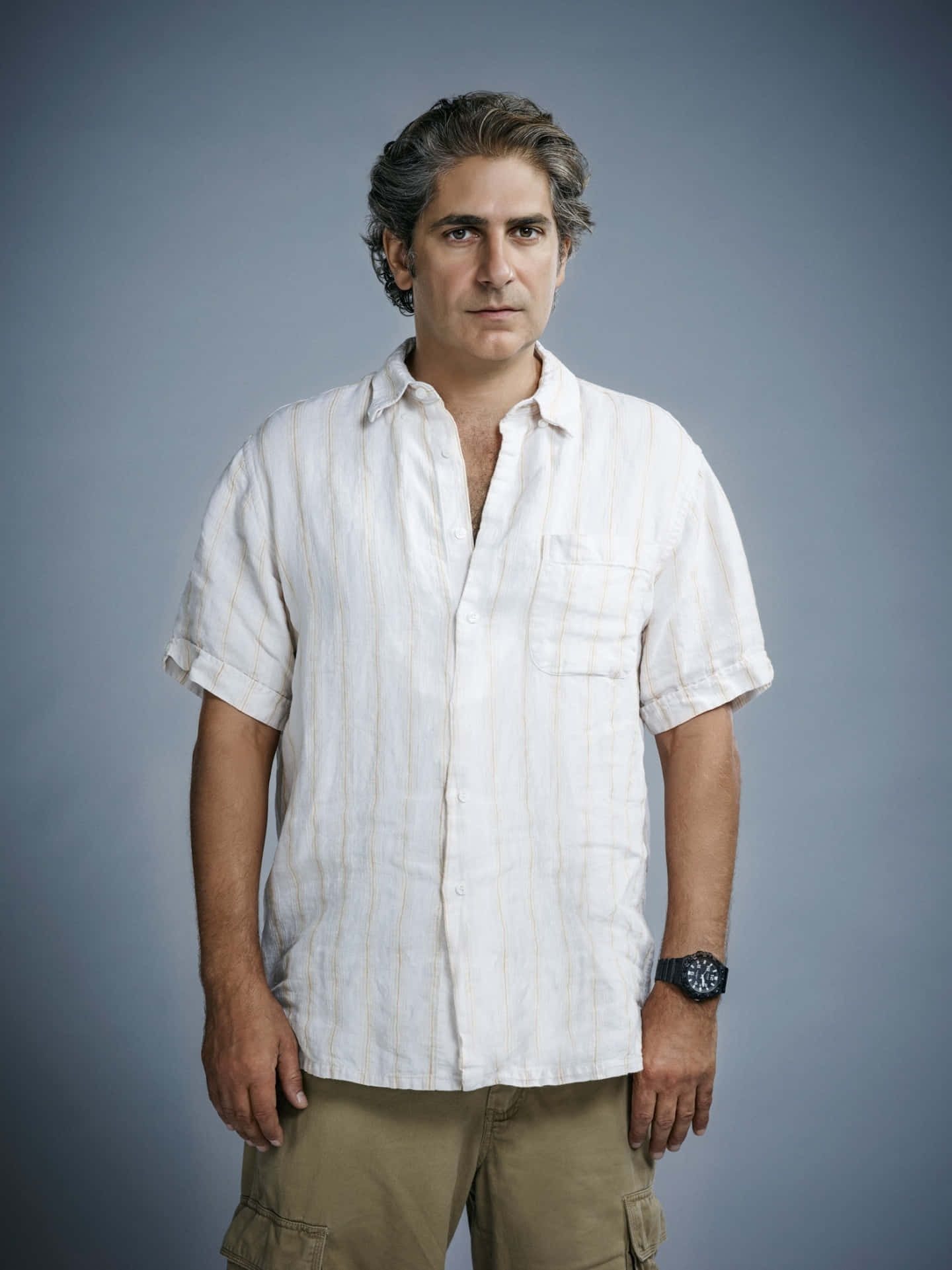 Influential Actor Michael Imperioli in a Thoughtful Pose. Wallpaper