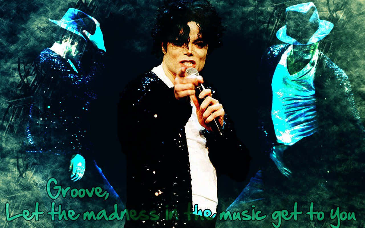 Michael Jackson in Iconic Pose