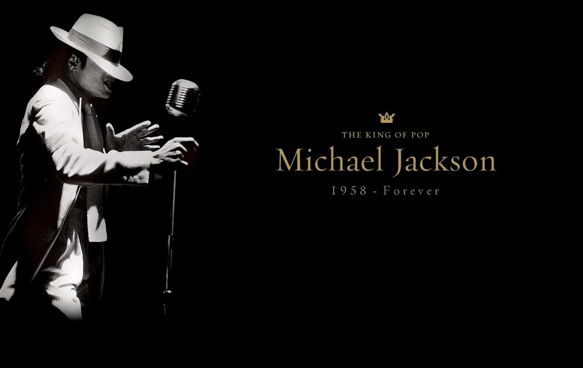 Michael Jackson strikes a pose on stage