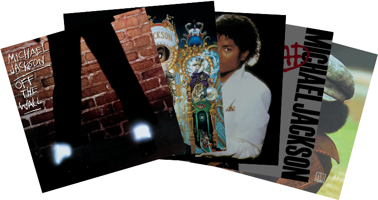 Michael Jackson Album Covers PNG