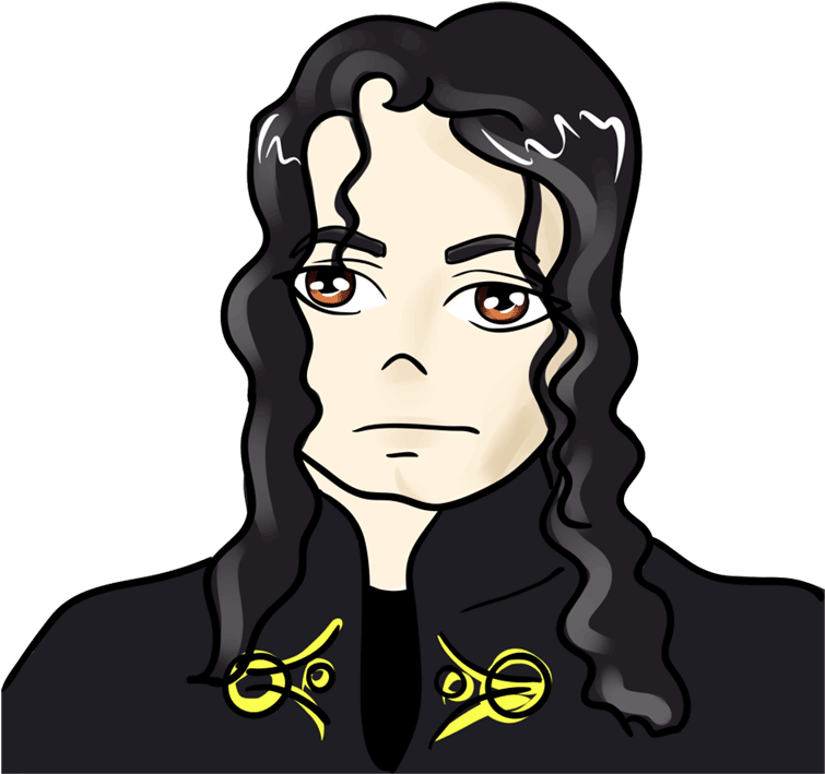 Download Michael Jackson Cartoon Portrait