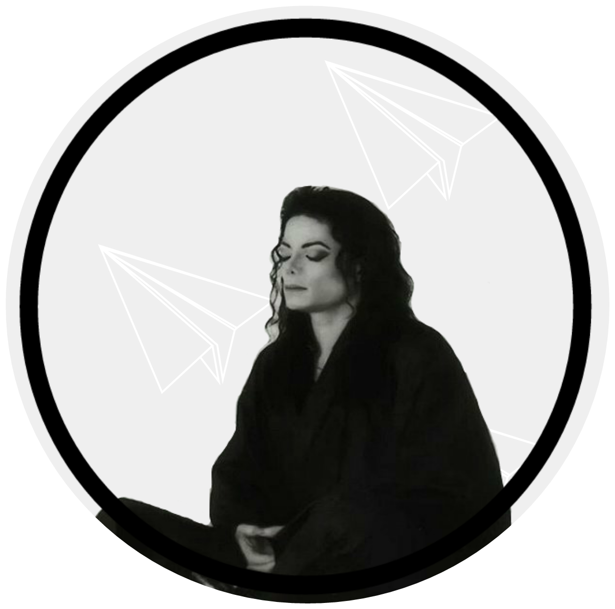 Michael Jackson Contemplative Pose PNG