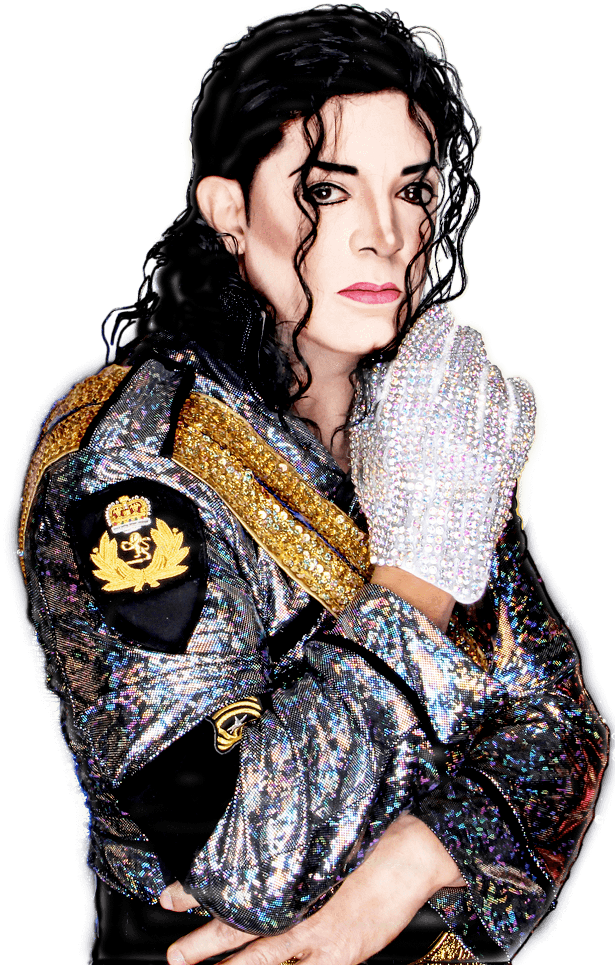 Michael Jackson Glitter Glove Pose PNG