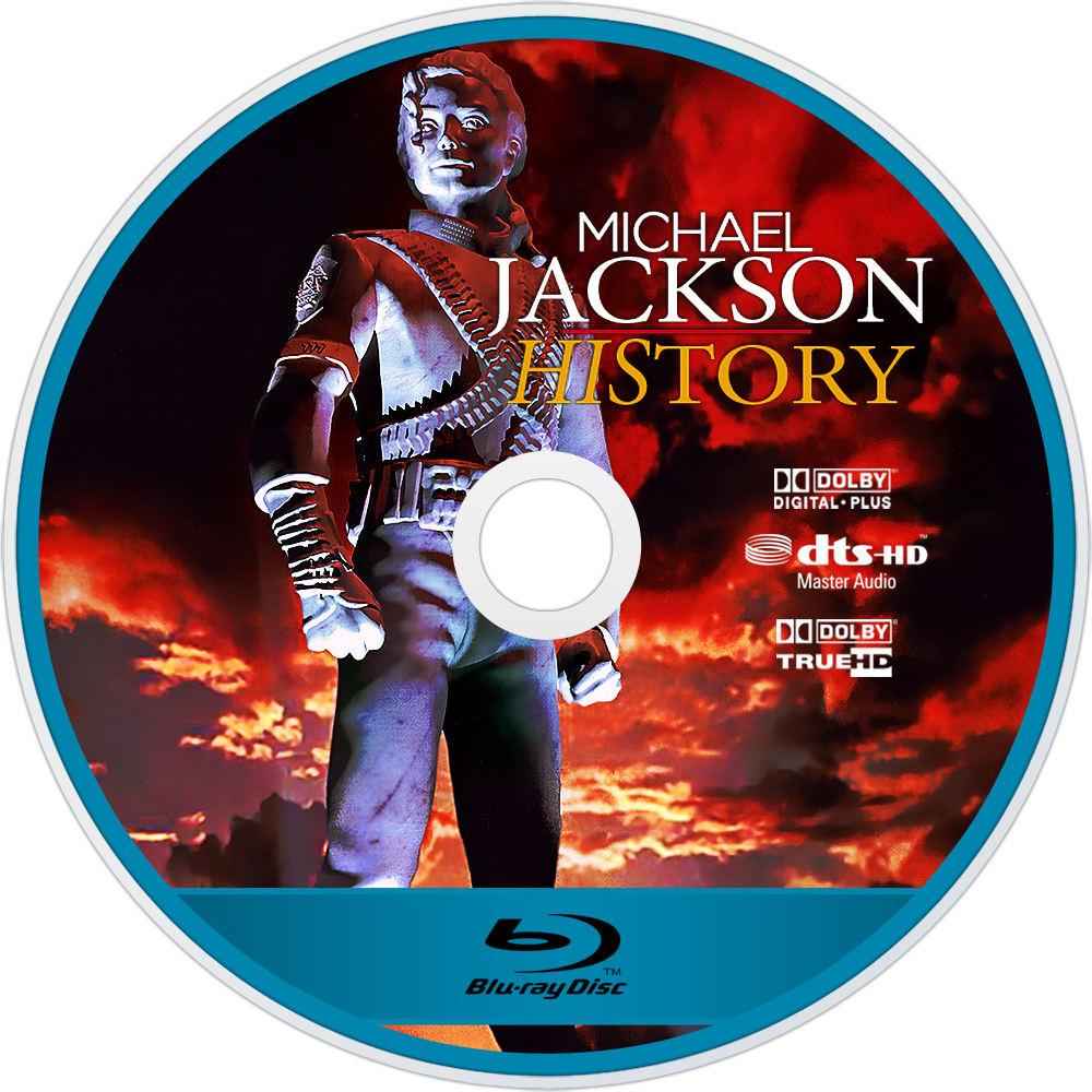 Michael Jackson History Bluray Disc PNG