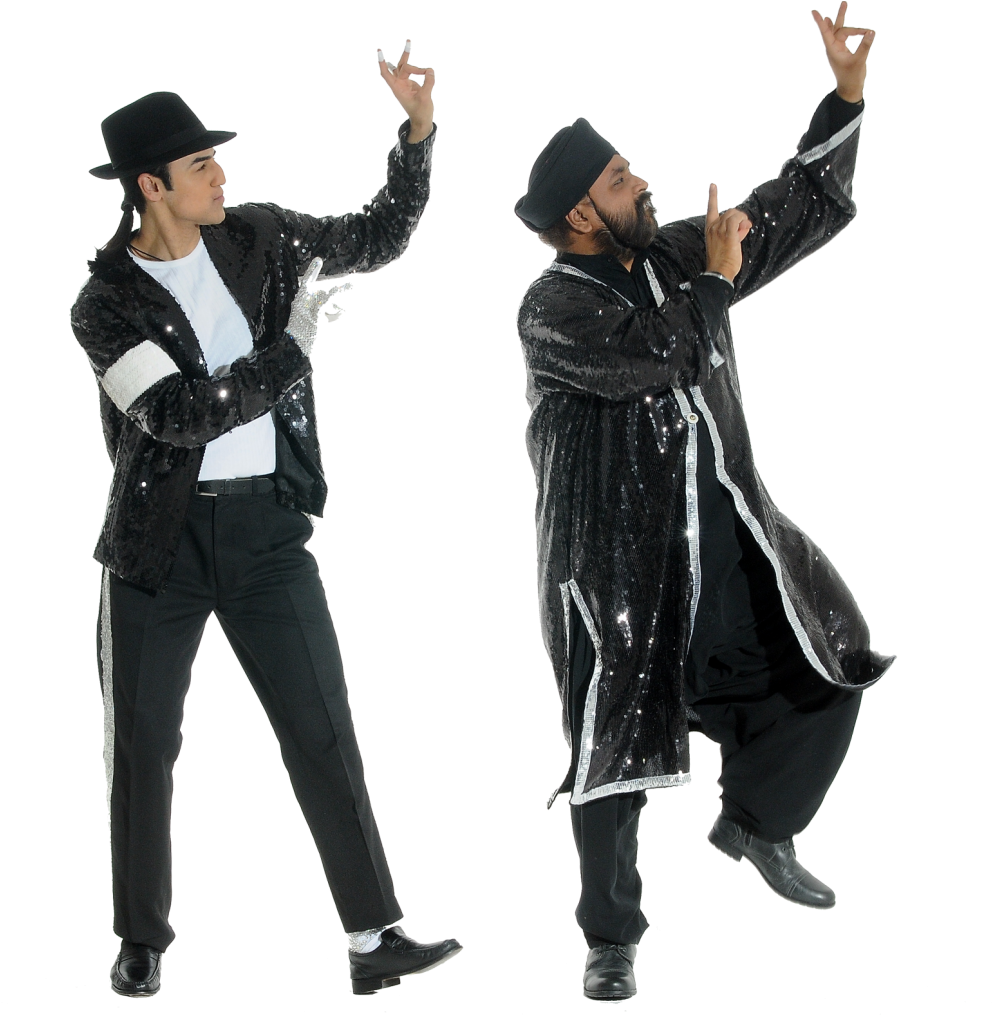 Michael Jackson Impersonators Dancing PNG